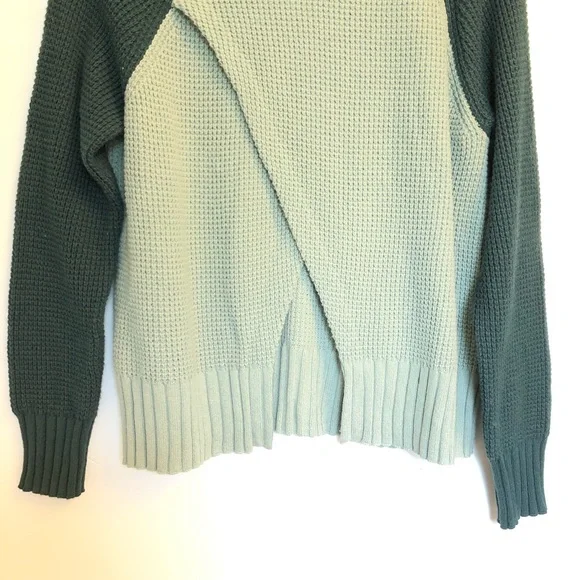 NWT Madewell Colorblock Eastbrook Turtleneck, Wool - Picture 6 of 11
